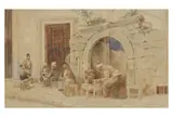 Untitled by Jozef Pawlikiewicz, watercolour, offered Jul 2023