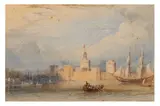 Untitled by William Purser, watercolor, offered Jul 2023