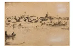Untitled by Charles William Cain, watercolour, offered Jul 2023
