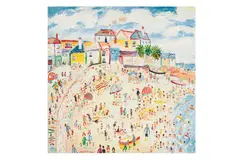 Untitled by Simeon Stafford, oil on canvas, offered Jul 2023