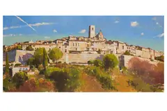 Untitled by David Sawyer, oil on board, offered Jul 2023