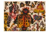 H.r.s.w., r.a. (british, 1920-2014) by Alan Davie, oil on paper, offered Jul 2023