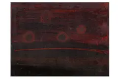 Untitled by Denis Bowen, mixed media on canvas, offered Jul 2023