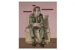 Untitled by Michael Leventis, oil and acrylic on canvas, offered Jul 2023