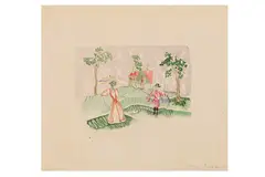 Untitled by Patrick Procktor, watercolor, offered Jul 2023