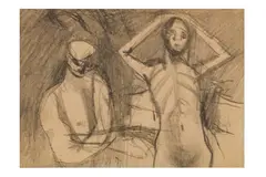 Untitled by Keith Vaughan, pencil, offered Jul 2023