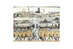 Untitled by L. S. Lowry, lithograph, offered Jun 2023