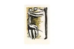 Untitled by Kenneth Armitage, pencil, offered Jun 2023