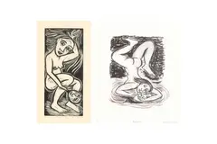 Untitled by Eileen Cooper, pencil, offered Jun 2023