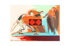 Untitled by Allen Jones, lithograph, offered Jun 2023