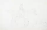 Studies of racehorses (recto and verso) by James Seymour, watercolor, sold May 2022