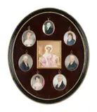Portrait of a gentleman in a yellow coat by Y George Engleheart, watercolor, sold May 2022