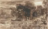 Untitled by John Varley Snr., Pencil, pen and ink and monochrome wash, offered May 2022
