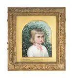 Portrait of a girl, possibly the artist's daughter by John Anster Fitzgerald, watercolor, sold May 2022