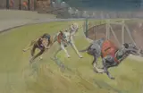 The final bend by Lionel Edwards, 1932, watercolor, offered May 2022