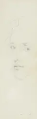 Self portrait of the artist by John Linnell, Pencil, sold May 2022