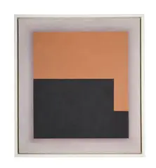 Abstract composition by Peter Haigh, oil, sold May 2022