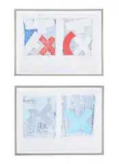Untitled by John Edwards, Mixed media on paper, offered May 2022