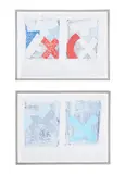 Untitled by John Edwards, Mixed media on paper, offered May 2022
