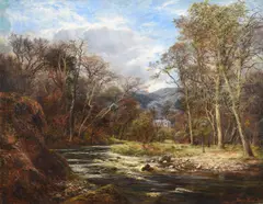 Springtime at southwick by James Faed Jnr, oil, sold May 2022