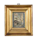 A veteran entertained by Thomas Stothard, watercolor, sold May 2022