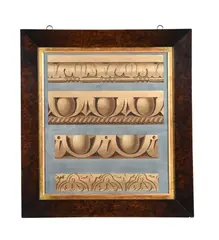 STUDY FOR NEO-CLASSICAL ORNAMENTSPen and washSigned and dated 1834 on a label on the reverse54.5 x 48cm (21¼ x 18¾ in.) by Henry Bailey, 1834, watercolor, sold May 2022