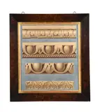 STUDY FOR NEO-CLASSICAL ORNAMENTSPen and washSigned and dated 1834 on a label on the reverse54.5 x 48cm (21¼ x 18¾ in.) by Henry Bailey, 1834, watercolor, sold May 2022