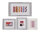 Still life street scene by Edward Rogers, Gouache; Geometric pattern design, Gouache, and another, sold May 2022