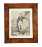 Portrait of sir william harbord in a picturesque landscape by Henry Edridge, 1808, drawing, sold May 2022