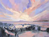 View from elgol by Tim Benson, Oil on canvas, offered Apr 2022