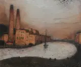 The old power station by Richard Cartwright, Pastel, sold Apr 2022