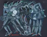 Pavane for a dead princess by Albert Wainwright, Oil on canvas-board, sold Apr 2022