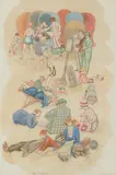 A day at the beach by Vera K. Spencer, Watercolour, offered Apr 2022