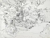 The glade by Harold Gilman, Pen and ink, offered Apr 2022