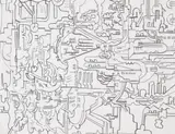 Untitled abstract i by Eduardo Paolozzi, Pencil on sketchbook paper, offered Apr 2022