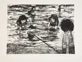Untitled (fishing) by Alistair Grant, Etching, offered Apr 2022