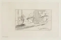 La gaité rochechouard (bromberg 188) by Walter Sickert, Etching, engraving and drypoint, offered Apr 2022