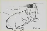 Little boodge by David Hockney, Offset lithograph, sold Apr 2022