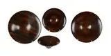 A GROUP OF FOUR TURNED WOOD BOWLS Each signed to underside 20cm diameter and smallerProvenance: Purchased from the woodturner, April 2001 by Bert Marsh, sculpture, offered Apr 2022