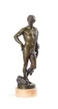 A bronze figure of apollo, early 20th century by R. Lion Sauvage, BRONZE, sold Mar 2022
