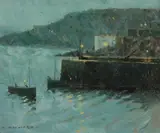 The harbour by Arthur Hayward, Oil on canvas-boardSigned, sold Mar 2022