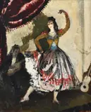Spanish Dancer by Doris Zinkeisen, 1938, oil, sold Mar 2022