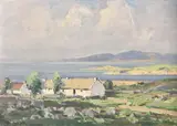 Near Rosapenna by Rowland Hill, Oil on canvas laid to boardSigned, sold Mar 2022