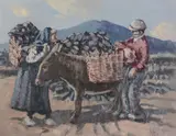 Woman's WorkOil on boardSigned (lower right); titled and with artist's address (verso)35 x 46cm (13¾ x 18 in.)Provenance:The Oriel Gallery, Dublin by Cecil Maguire, oil, sold Mar 2022