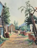 Woodham Ferrers by Harold Steggles, 1938, oil, sold Mar 2022