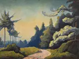 Breckland, NorfolkOil on canvasSigned (lower right)35.5 x 46cm (13¾ x 18 in.) by Walter James Steggles, oil, sold Mar 2022