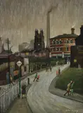 StockportOil on boardSigned (lower right)36 x 27cm (14 x 10½ in.)Provenance:The Selwyn Demmy Collection by Arthur Delaney, oil, sold Mar 2022