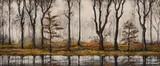 Wooded LandscapeOil on boardSigned (lower left)46 x 111.5cm (18 x 43¾ in.)Provenance:The Selwyn Demmy Collection by Arthur Delaney, oil, sold Mar 2022