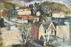 Ventnor by John Piper, 1950, oil, sold Mar 2022