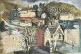 Ventnor by John Piper, 1950, oil, sold Mar 2022